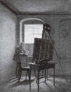 Georg Friedrich Kersting Caspar David Friedrich in Seinem Atelier oil painting